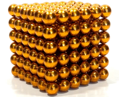 Cube aimanté couleur orange