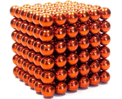 Cube aimanté couleur rouge